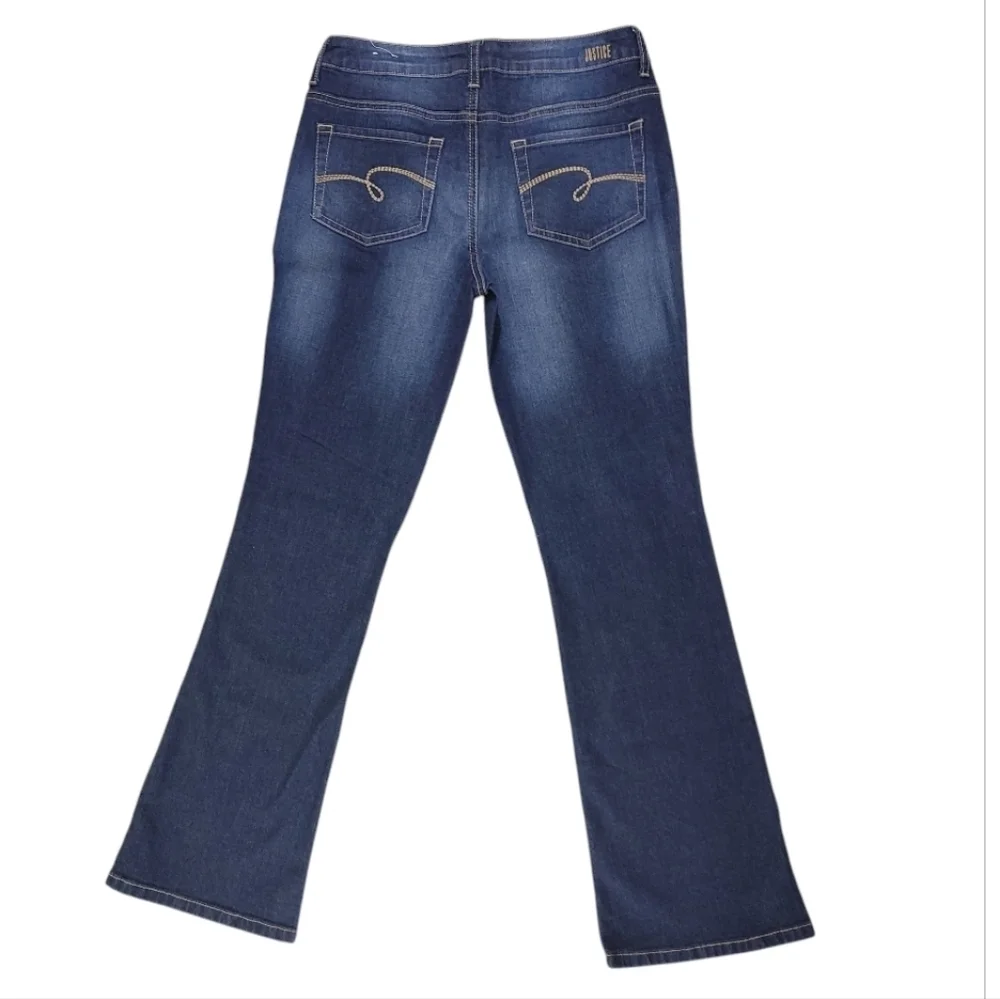 JUSTICE Girls Midrise Bootcut‎ Jeans Size 14